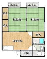 サクラハイツ201の間取り