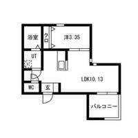 カーササクラーレ202の間取り