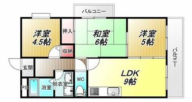 物件の間取り画像