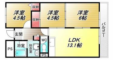 物件の間取り画像