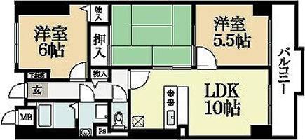 物件の間取り画像