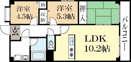 物件の間取り画像