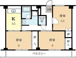 物件の間取り画像