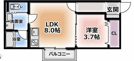 物件の間取り画像