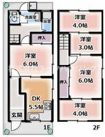 金田町2丁目テラスの間取り