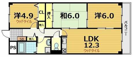 物件の間取り画像