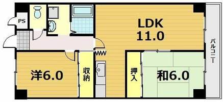 物件の間取り画像