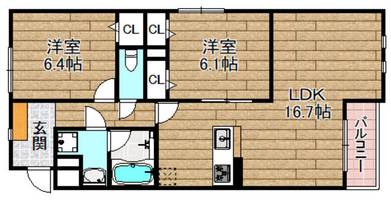 物件の間取り画像