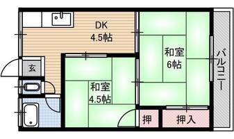 第2吉田文化8の間取り