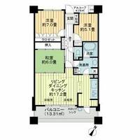 サーパス本山鹿子町の間取り