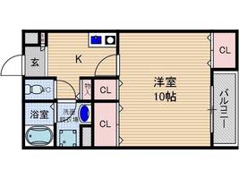 春日丘ヒルズ205の間取り