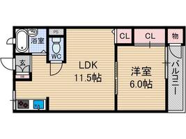 パインヒルズ茨木の間取り