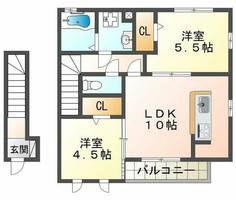 物件の間取り画像
