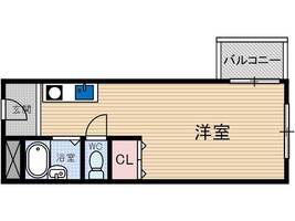 クローバーMオザキA棟の間取り