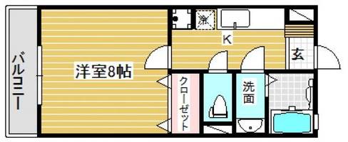 プライム日根野の間取り