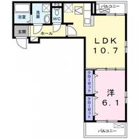 プラシード上泉の間取り