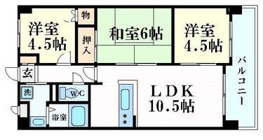 物件の間取り画像