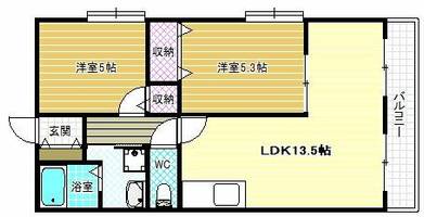 物件の間取り画像