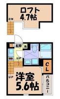 ハーモニーテラス志賀町Ⅵの間取り