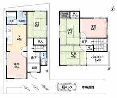 物件の間取り画像