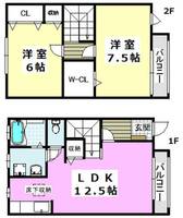 物件の間取り画像