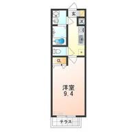 メゾン長曽根B棟の間取り