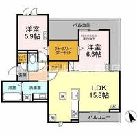 ペルレK202の間取り
