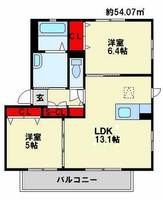 物件の間取り画像