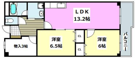 物件の間取り画像