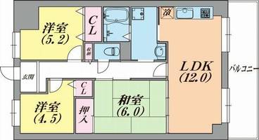 物件の間取り画像