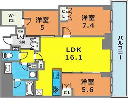 物件の間取り画像
