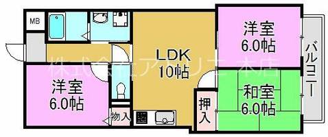 物件の間取り画像
