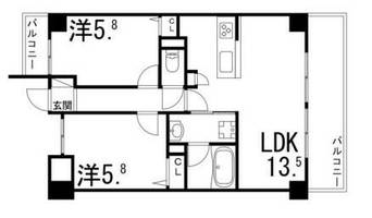 物件の間取り画像