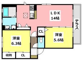 物件の間取り画像