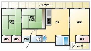 物件の間取り画像
