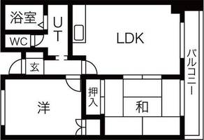 サニーハイツの間取り