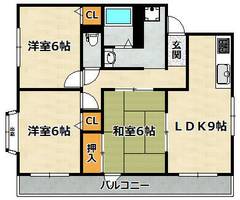 メゾンド蘭302の間取り