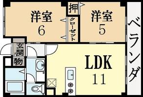 物件の間取り画像