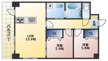 物件の間取り画像
