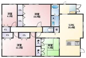 物件の間取り画像