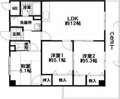 物件の間取り画像