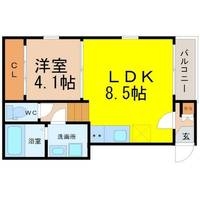 マイヴィレッタ河岸の間取り