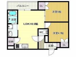 物件の間取り画像