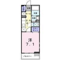 大阪府堺市堺区南旅篭町東2丁(アパート)の賃貸物件の間取り