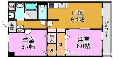 物件の間取り画像