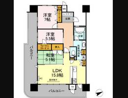 グランドパレス安部山公園ステーションサイドの間取り
