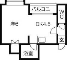 ルナグランス山鼻の間取り