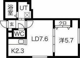 ゼスティ学園前の間取り