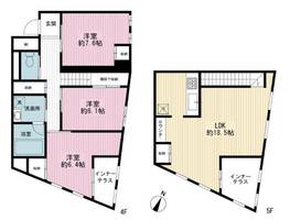 福岡県春日市春日原北町3丁目(マンション)の賃貸物件の間取り