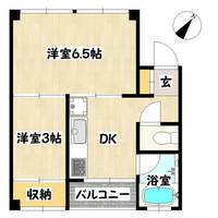 マンション平和の間取り